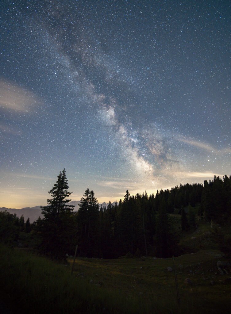 Milky way core at Dobratsch