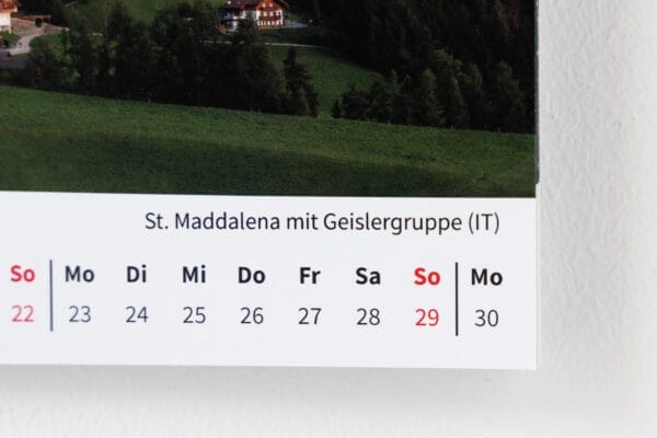 Fotokalender "Berge & Seen 2025" - Image 5